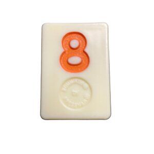 Pressman Rummikub Orange 8 Tile Original Replacement Game Piece Smooth Back u